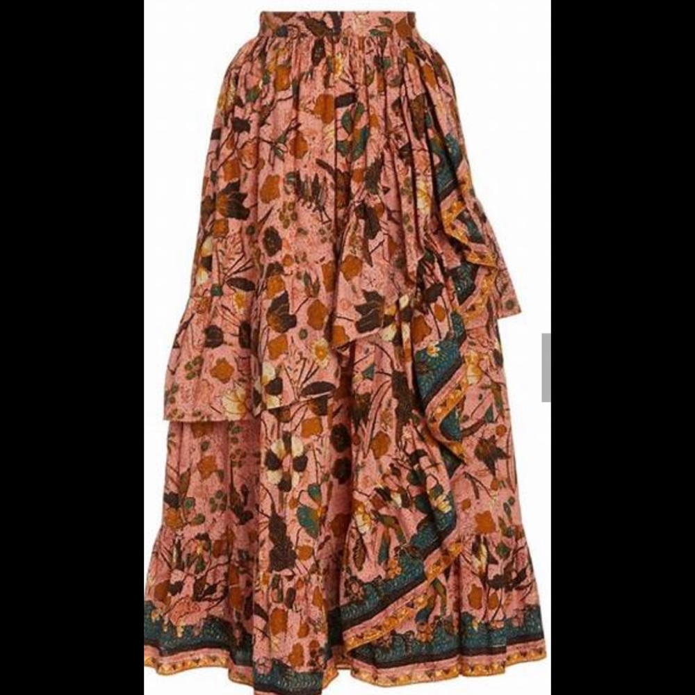 Ulla Johnson Tiered Maxi skirt